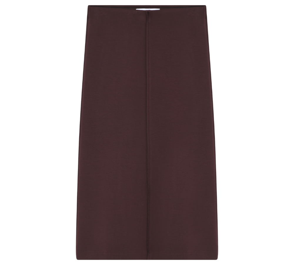 Suzie Scuba nederdel - Chocolate Plum